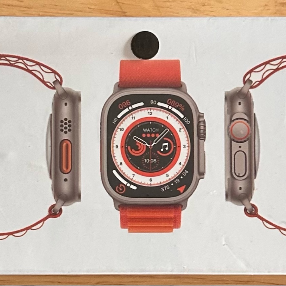 Smartwatch with Red Band